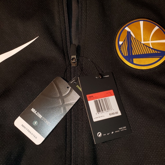 Authentic Men's Golden State Warriors Nike Hoodie - Picture 4 of 8